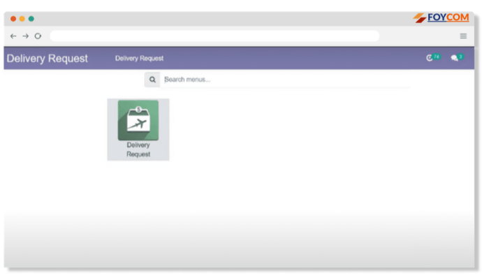 Delivery Request Portal